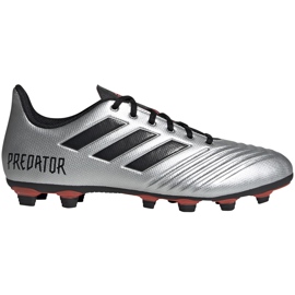 Fodboldstøvler adidas Predator 19.4 FxG sølv F35597
