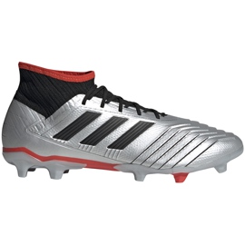 Fodboldstøvler adidas Predator 19.2 Fg sølv F35601 grå grå