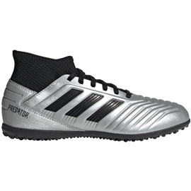 Fodboldstøvler adidas Predator 19.3 Tf Jr sølv G25802 flerfarvet