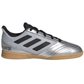 Fodboldstøvler adidas Predator 19.4 I Sala Jr sølv G25829 flerfarvet grå