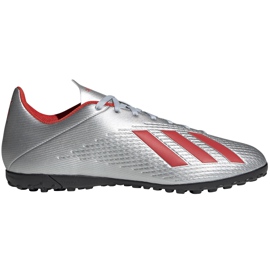 Fodboldstøvler adidas X 19.4 Tf sølv F35344 flerfarvet