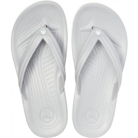 Crocs hjemmesko Crocband Flip lysegrå hvid 11033 00J