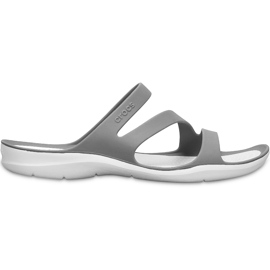 Crocs Kvinders Hjemmesko Swiftwater Sandal W Grå-Hvid 203998 06X