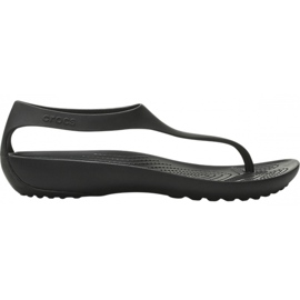 Crocs damesandaler Serena Flip W sort 205468060