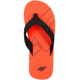 Orange mænds 4F hjemmesko H4L19 KLM003 70S sort