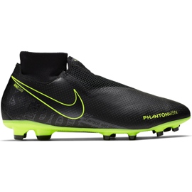 Nike Phantom Vsn Pro Df Fg AO3266 007 fodboldsko sort sort