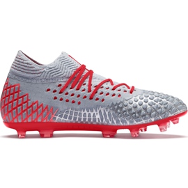 Puma Future 4.1 Netfit Fg Ag 105579 01 fodboldstøvler flerfarvet grå