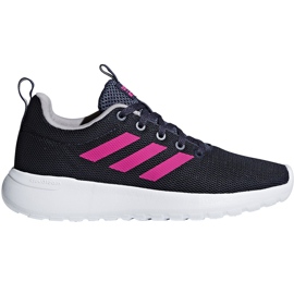 Adidas Lite Racer Cln K børnesko BB7045 marineblå og pink marine blå lyserød