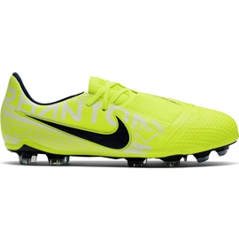 Nike Phantom Venom Elite Fg Junior AO0401 717 fodboldsko gul gul