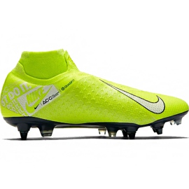 Nike Phantom Vsn Elite Df Sg Pro Ac AO3264 717 fodboldsko sort grøn