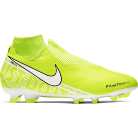 Nike Phantom Vsn Pro Df Fg AO3266 717 fodboldsko gul gul