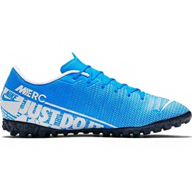 Nike Mercurial Vapor 13 Academy Tf AT7996 414 fodboldsko flerfarvet blå