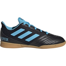 Adidas Predator 19.4 In Sala Junior fodboldstøvler sort og blå G25830