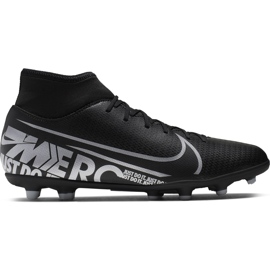 Nike Mercurial Superfly 7 Club FG / MG AT7949 001 fodboldsko sort sort