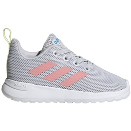 Adidas Lite Racer Cln I børnesko grå-pink EG4013 lyserød