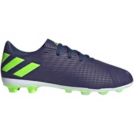 Adidas Nemeziz Messi 19.4 FxG Junior EF1816 fodboldstøvler violet violet
