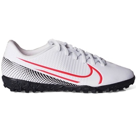 Nike Mercurial Vapor 13 Academy Tf Junior AT8145 160 fodboldsko flerfarvet hvid