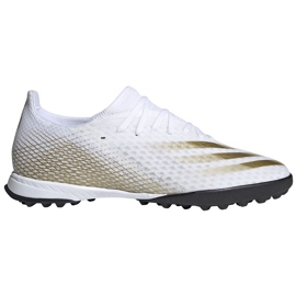 Adidas X GHOSTED.3 Tf EG8199 fodboldstøvler hvid hvid