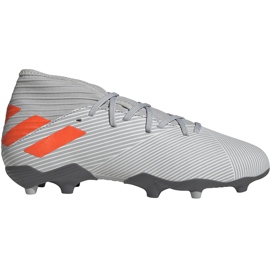 Adidas Nemeziz 19.3 Fg Jr grå fodboldsko EF8302 flerfarvet