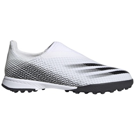 Adidas X GHOSTED.3 Ll Tf Junior EG8150 fodboldstøvler ['hvid'] hvid