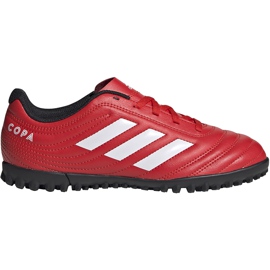 Adidas Copa 20.4 Tf røde Junior EF1925 fodboldsko
