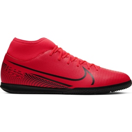 Nike Mercurial Superfly 7 Club Ic AT7979 606 fodboldsko sort rød