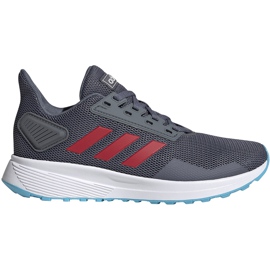 Adidas Duramo 9 K børnesko grå-rød EG7899