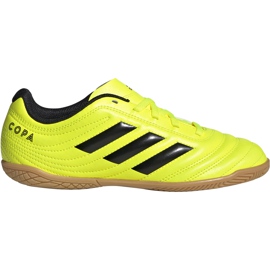 Adidas Copa 19.4 In Junior fodboldstøvler gul F35451