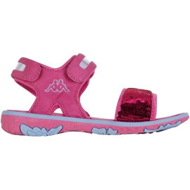 Kappa Seaqueen K Footwear Børnesandaler pink-blå 260767K 2260 lyserød