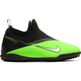 Nike Phantom Vsn 2 Academy Df Tf Junior CD4078 306 fodboldsko flerfarvet grøn