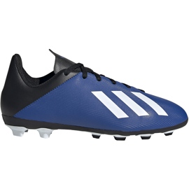 Adidas X 19.4 FxG Junior fodboldsko blå-sort EF1615