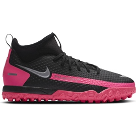 Nike Jr Phantom Gt Academy Df Tf CW6695 006 fodboldsko sort sort