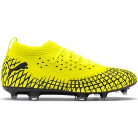 Fodboldstøvler Puma Future 4.2 Netfit Fg Ag gul-sort 105611 03