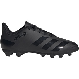 Adidas Predator 20.4 FxG Jr EF1932 fodboldstøvler sort sort