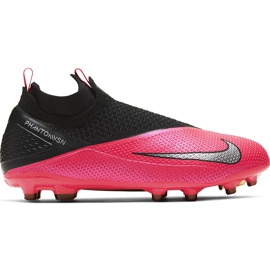 Nike Phantom Vsn 2 Elite Df FG / MG Junior CD4062 606 fodboldsko rød rød