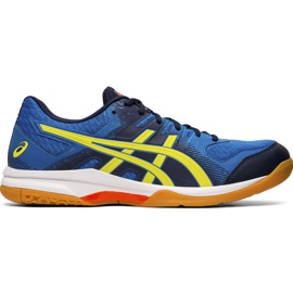 Asics Gel Rocket 9 volleyballsko til mænd blå marineblå 1071A030 400