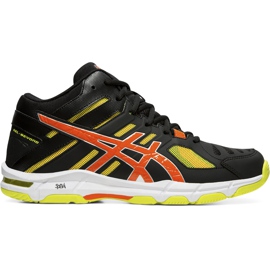 Mænds volleyballsko Asics Gel Beyond 5 Mt sort, gul og orange B600N 001