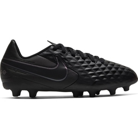 Nike Tiempo Legend 8 Club FG / MG Junior AT5881 010 fodboldsko sort sort