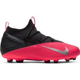 Nike Phantom Vsn 2 Club Df FG / MG Junior CD4061 606 fodboldsko rød rød