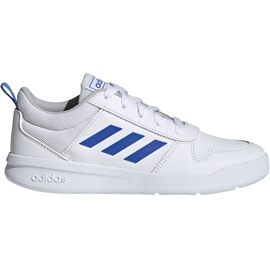 Adidas Tensaur K hvide og blå børnesko EF1089