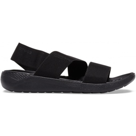 Crocs LiteRide Stretch Sandal W sort 206081060