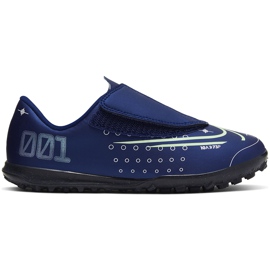 Nike Mercurial Vapor 13 Club Mds Tf Ps (V) Junior CJ1180 401 fodboldsko marine blå marine blå