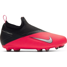 Nike Phantom Vsn 2 Academy Df FG / MG Junior CD4059 606 fodboldsko flerfarvet rød
