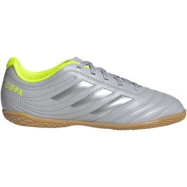 Adidas Copa 20.4 In Jr EF8354 fodboldstøvler grå sølv