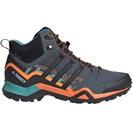 Adidas Terrex Swift herresko grå-orange-blå FV6840 flerfarvet