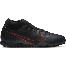 Nike Mercurial Superfly 7 Club Tf AT7980 060 fodboldsko sort sort