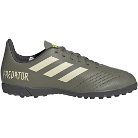 Adidas Predator 19.4 Tf Jr EF8222 fodboldstøvler flerfarvet grøn