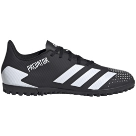 Adidas Predator 20.4 Tf FW9205 fodboldstøvler sort sort