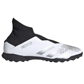 Adidas Predator 20.3 Ll Tf Junior FW9211 fodboldstøvler hvid hvid