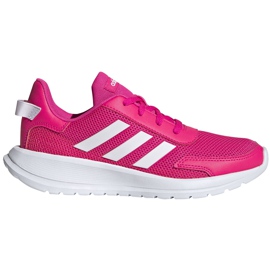 Adidas Tensaur Run K børnesko lyserød og hvid EG4126